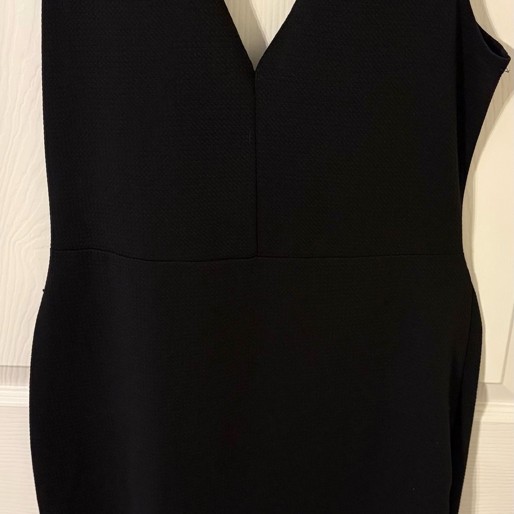 Brat Star Black Backless Dress